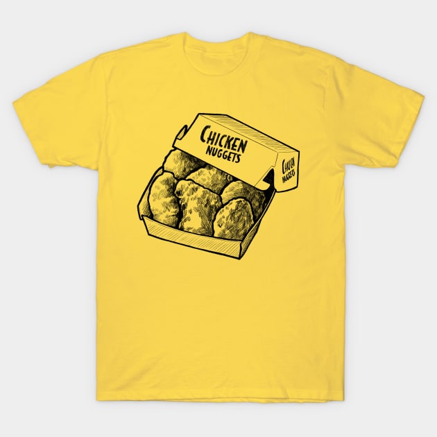 Chicken Nuggets T-Shirt by Sketchy